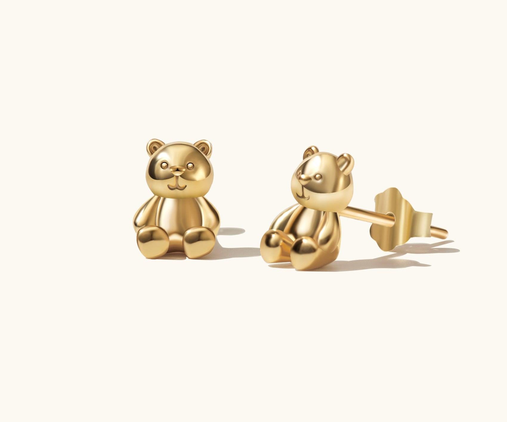 Bear Stud Earrings - Nujaya United States