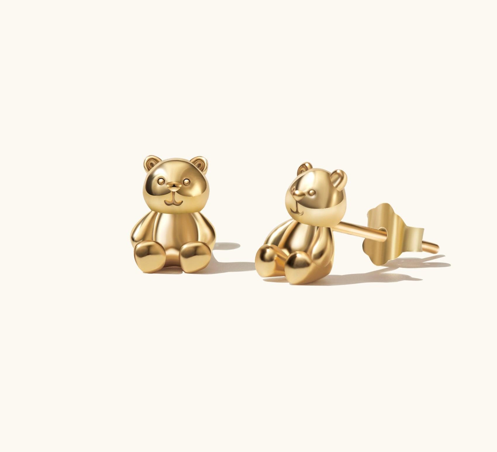 Bear Stud Earrings - Nujaya United States