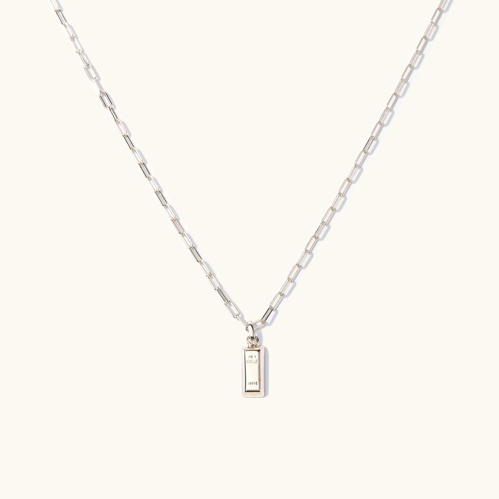 Ingot Pendant Necklace - Nujaya United States