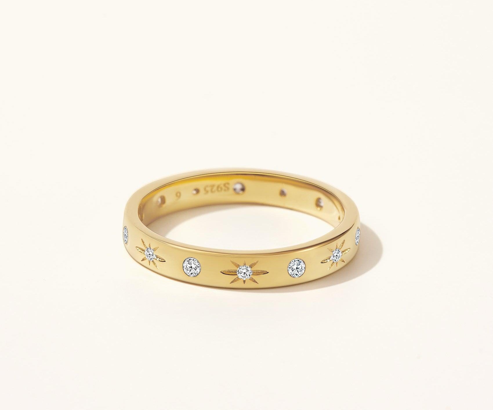 Pavé Star Stacking Ring - Nujaya United States