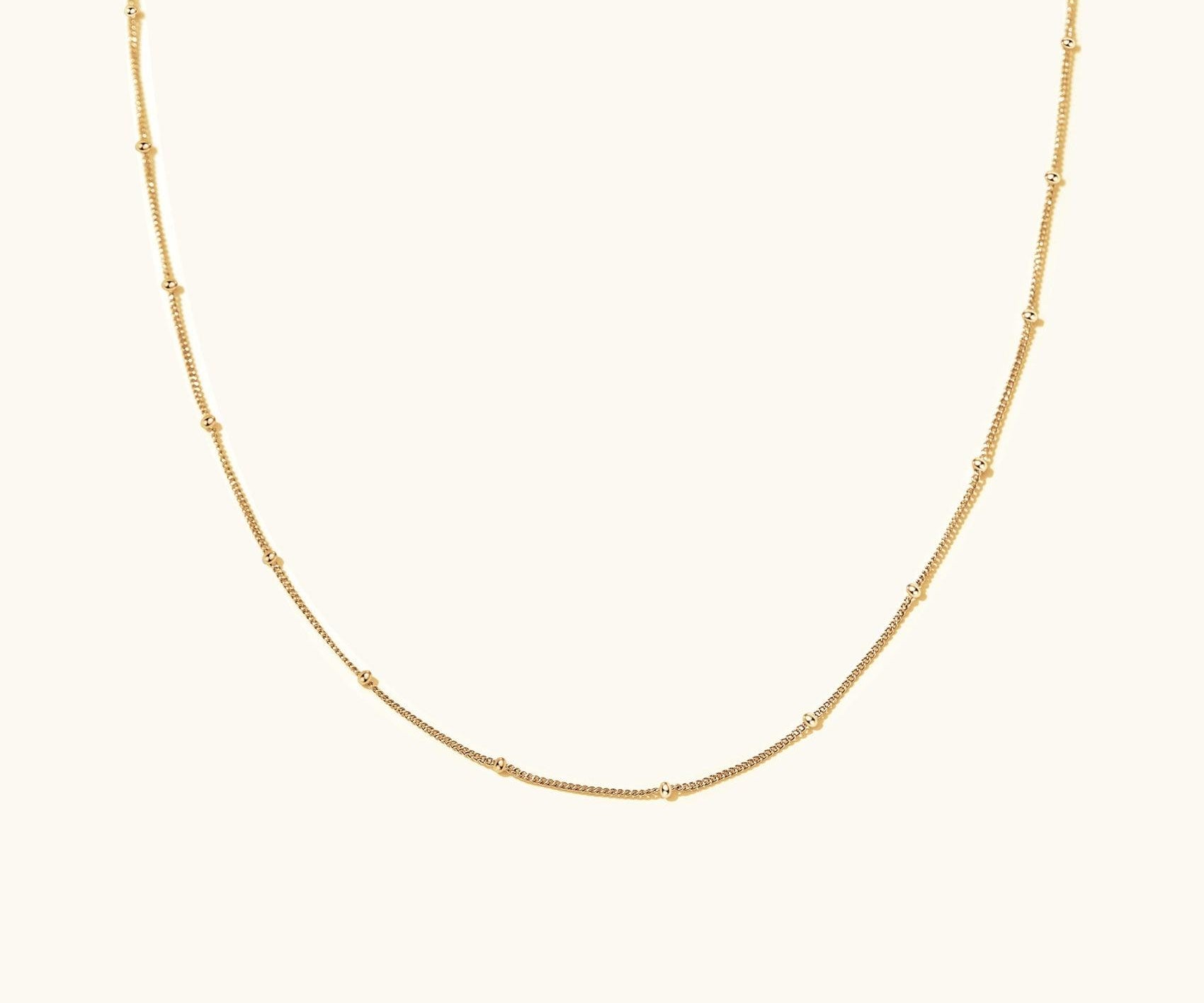 Rachel Beaded Chain Necklace - Nujaya United States