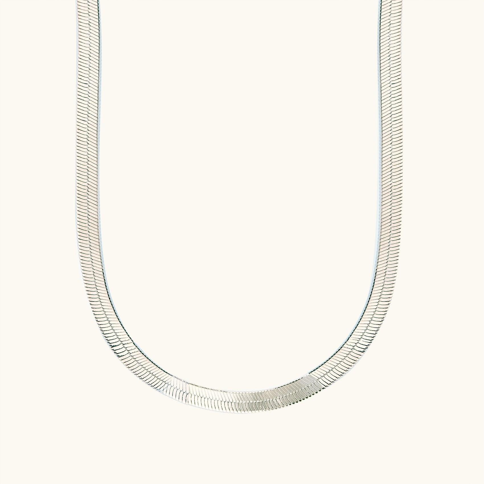 Sophia Herringbone Choker Necklace - Nujaya United States