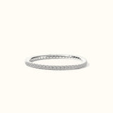 Thin Pavé Stacking Ring - Nujaya United States