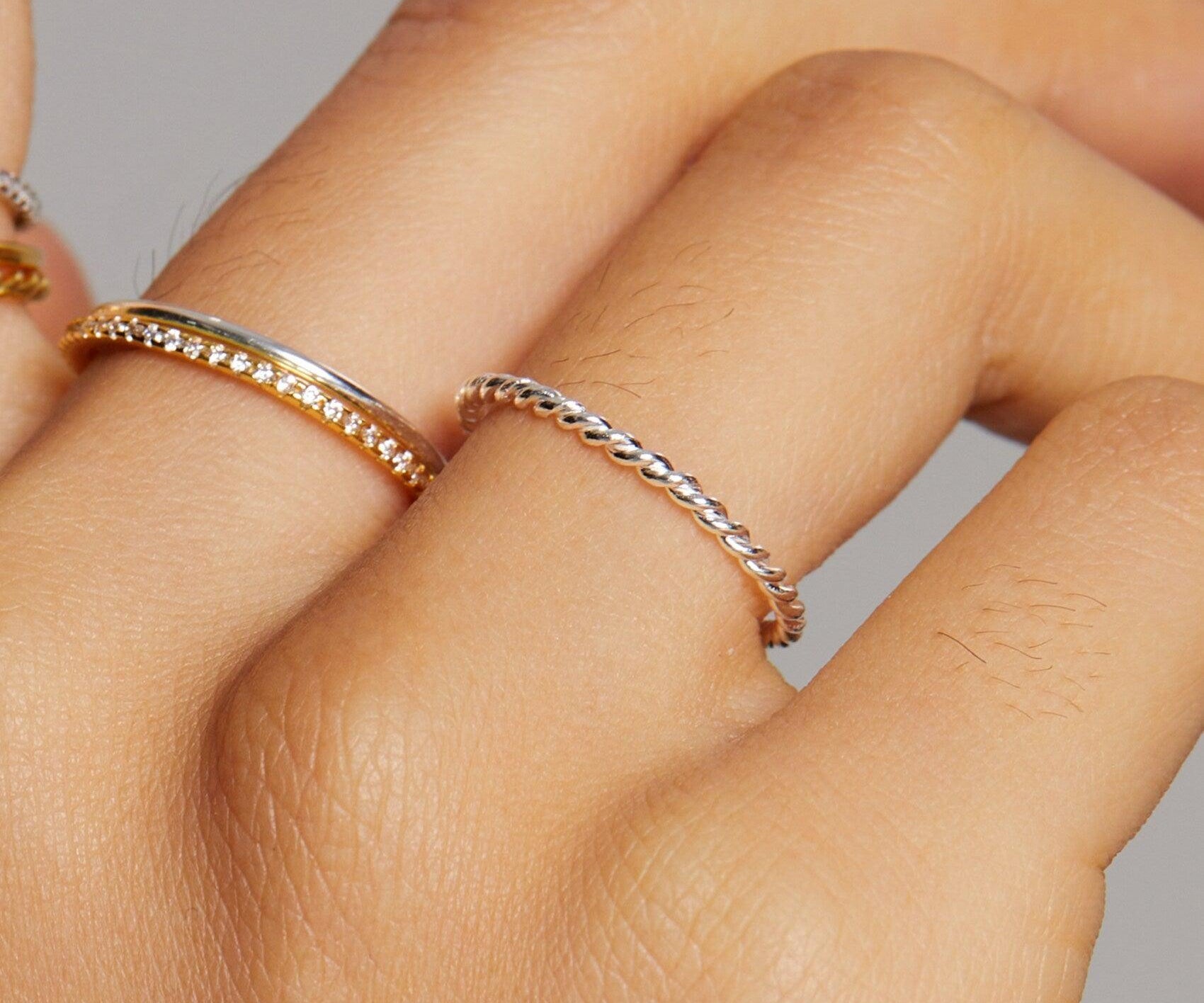 Twisted Stacking Ring - Nujaya United States