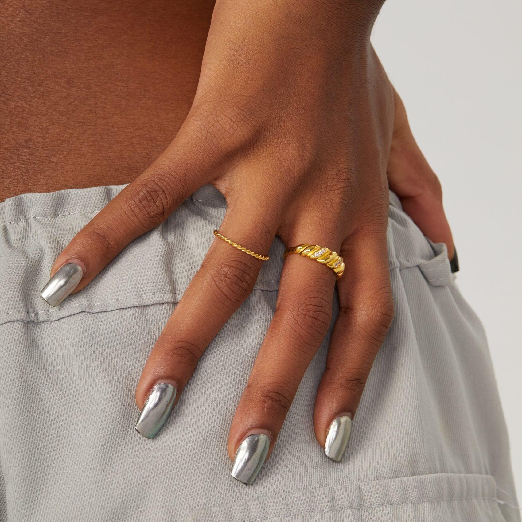 Twisted Stacking Ring - Nujaya United States